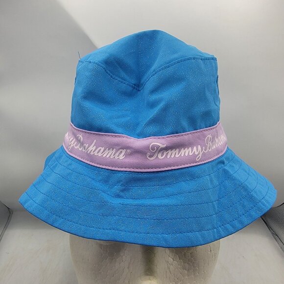 Tommy Bahama Kids Reversible Bucket Hat Sea Tropical Casual Vacation Comfort - Picture 2 of 9